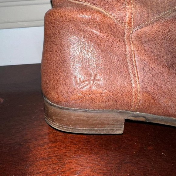 Vintage John Fluevog Tall Boots Brown Leather Wome's Size 8 US - Picture 2 of 8